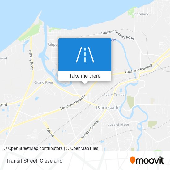 Mapa de Transit Street
