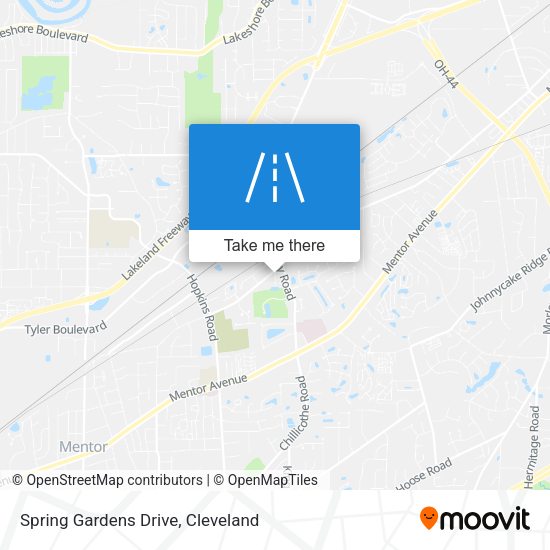 Spring Gardens Drive map