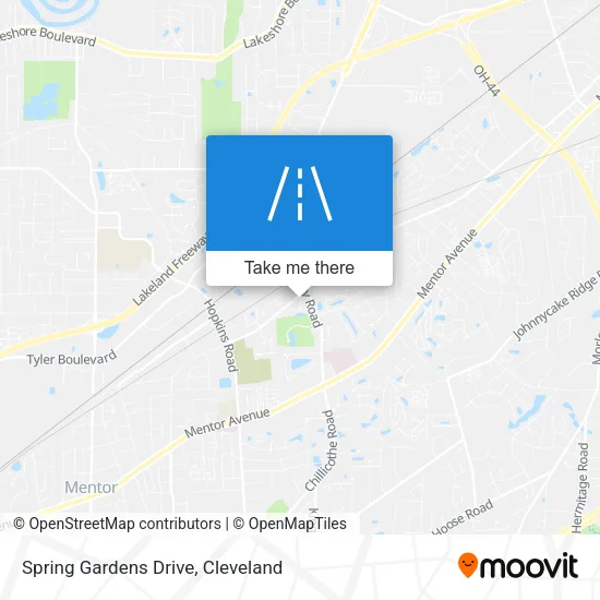 Spring Gardens Drive map
