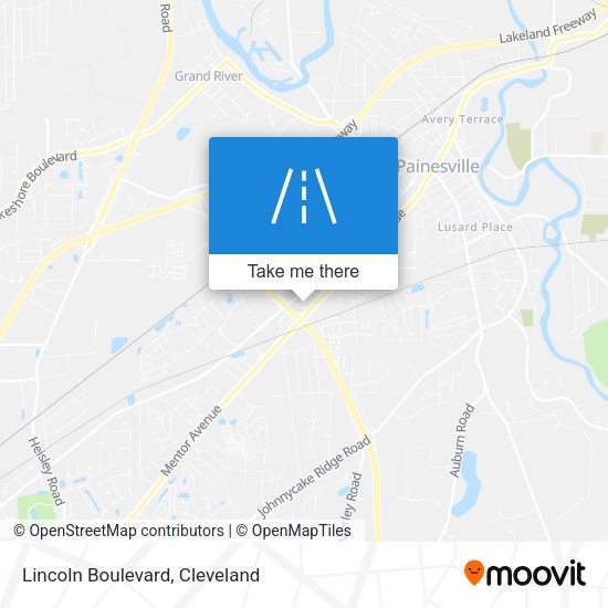 Lincoln Boulevard map