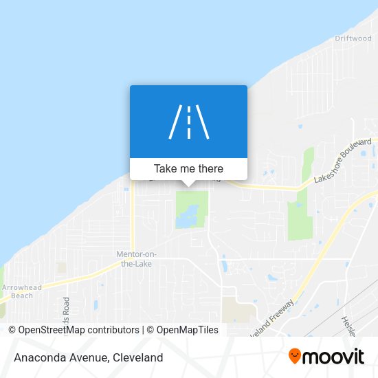 Mapa de Anaconda Avenue