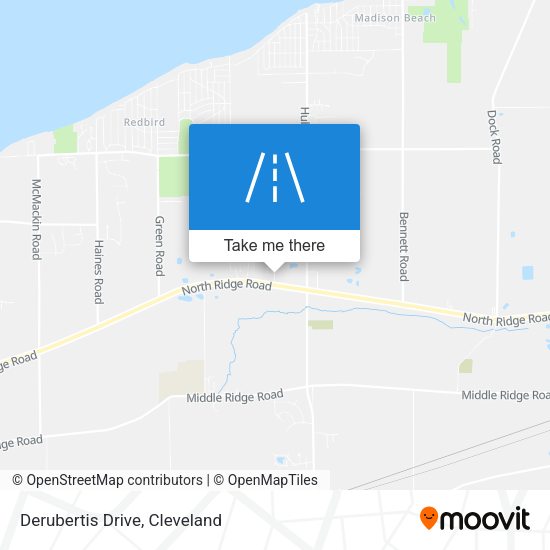 Derubertis Drive map