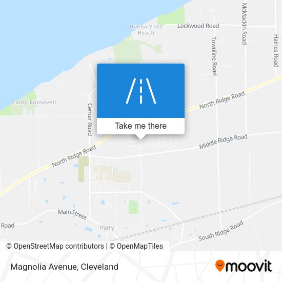 Mapa de Magnolia Avenue