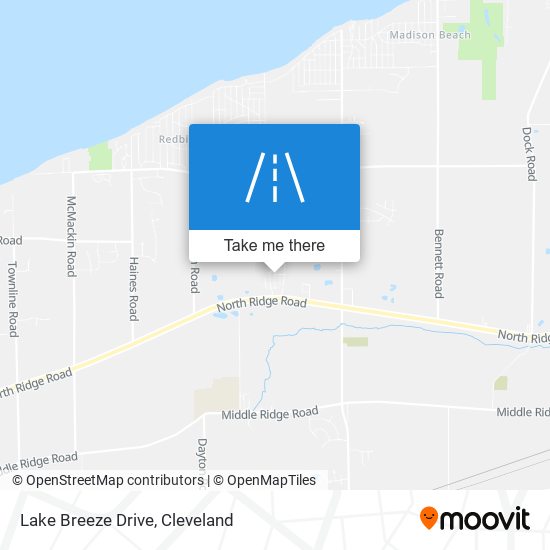 Lake Breeze Drive map