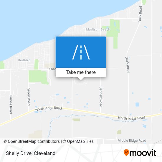 Mapa de Shelly Drive