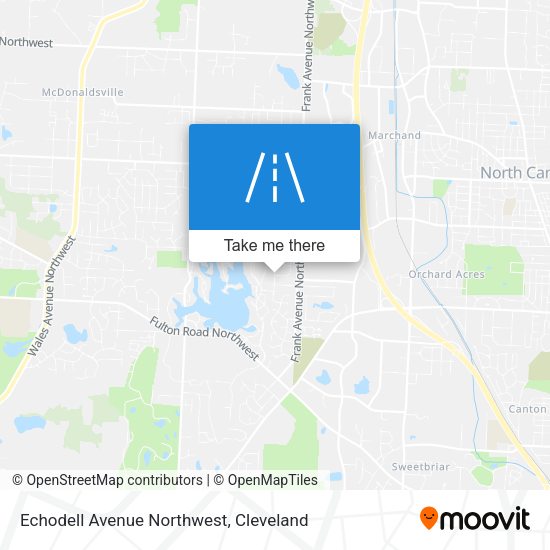 Echodell Avenue Northwest map