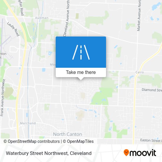 Mapa de Waterbury Street Northwest