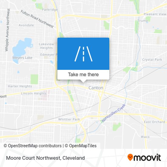 Mapa de Moore Court Northwest
