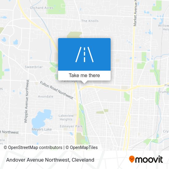 Mapa de Andover Avenue Northwest