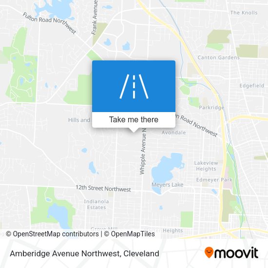 Mapa de Amberidge Avenue Northwest