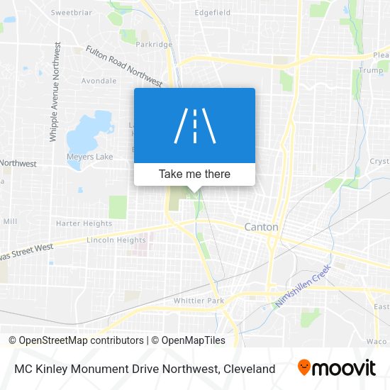 Mapa de MC Kinley Monument Drive Northwest