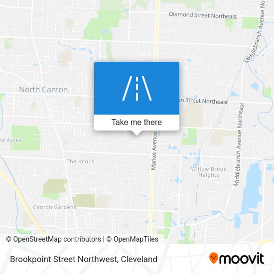 Mapa de Brookpoint Street Northwest