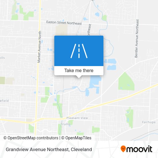 Grandview Avenue Northeast map