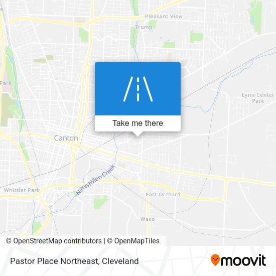 Pastor Place Northeast map