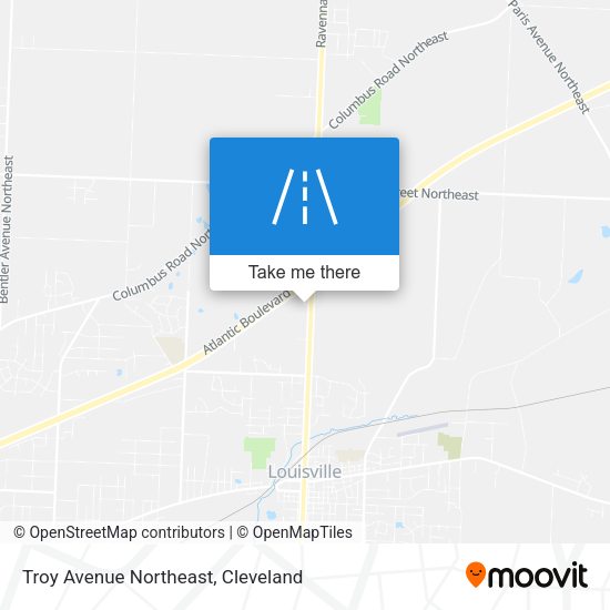 Troy Avenue Northeast map