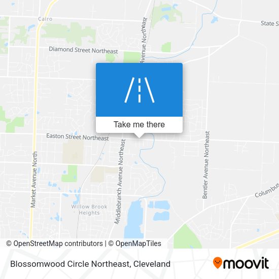 Blossomwood Circle Northeast map
