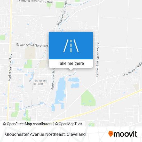 Glouchester Avenue Northeast map