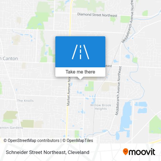 Mapa de Schneider Street Northeast