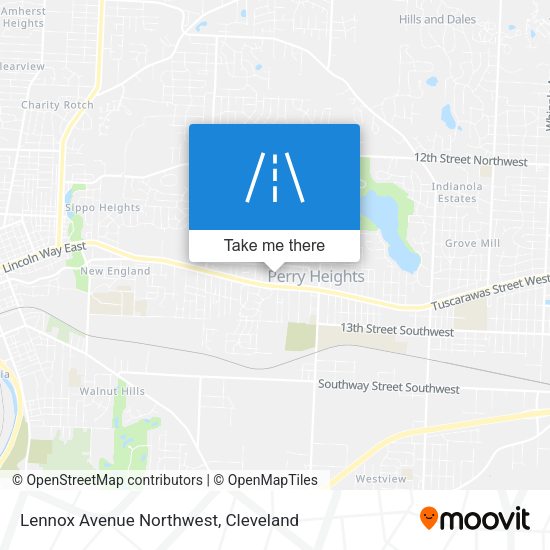 Lennox Avenue Northwest map