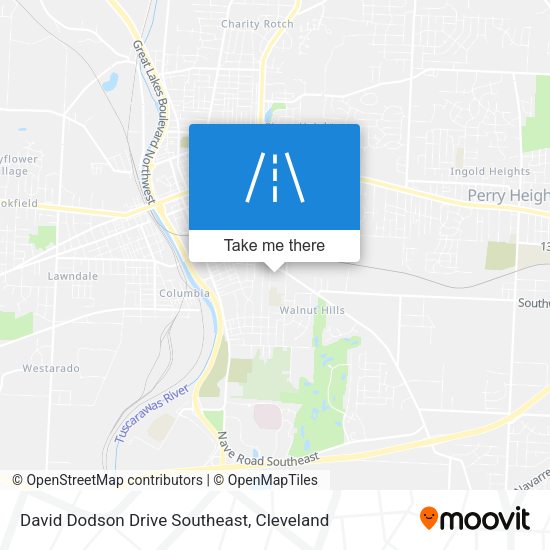 David Dodson Drive Southeast map