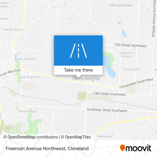 Mapa de Freeman Avenue Northwest
