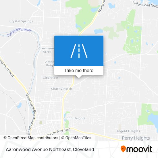 Aaronwood Avenue Northeast map