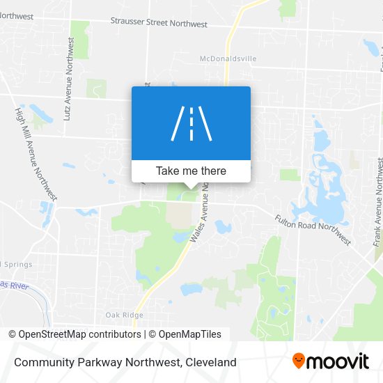 Community Parkway Northwest map
