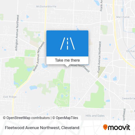 Fleetwood Avenue Northwest map