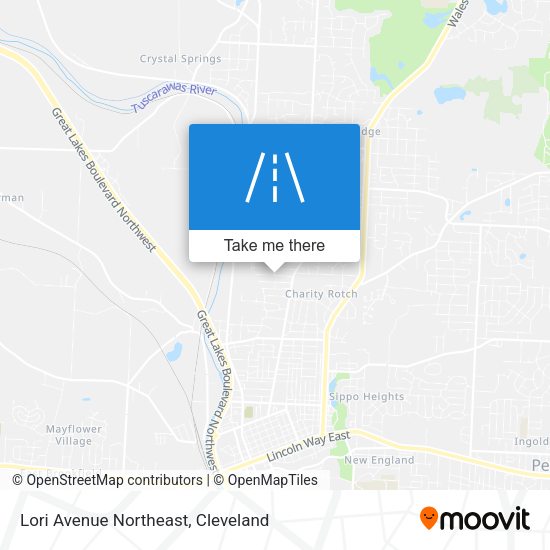 Lori Avenue Northeast map