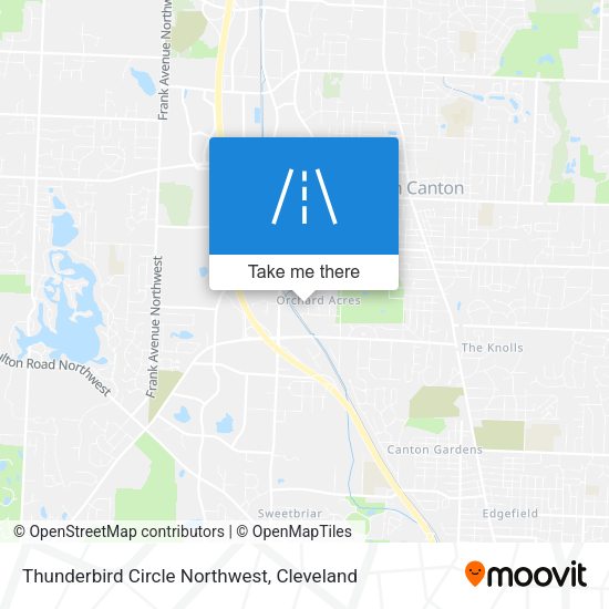 Thunderbird Circle Northwest map