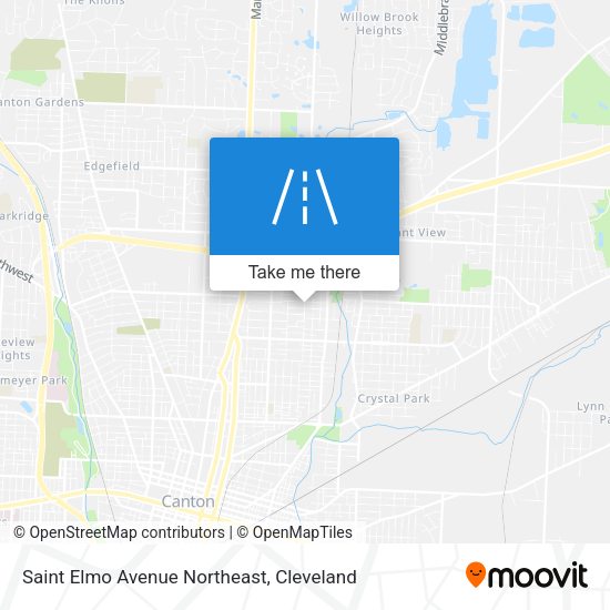 Mapa de Saint Elmo Avenue Northeast