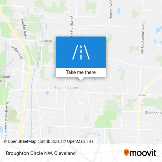 Broughton Circle NW map