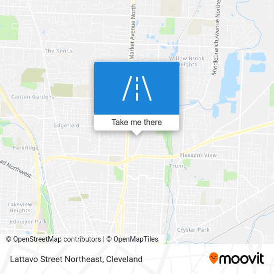 Lattavo Street Northeast map