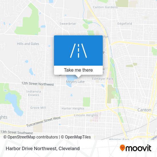 Mapa de Harbor Drive Northwest