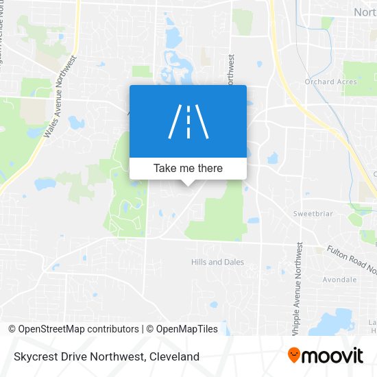 Mapa de Skycrest Drive Northwest