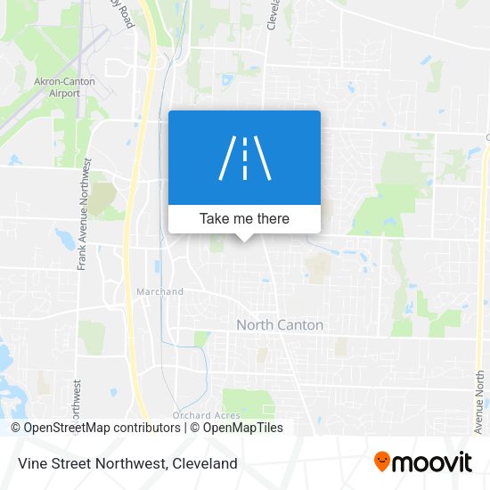 Vine Street Northwest map