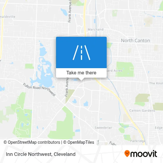 Inn Circle Northwest map