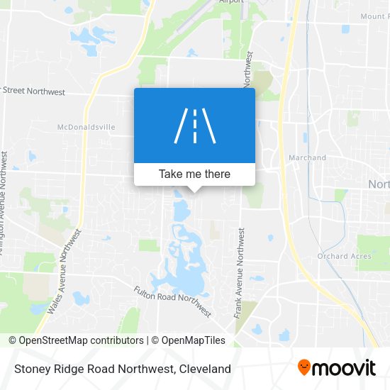 Stoney Ridge Road Northwest map