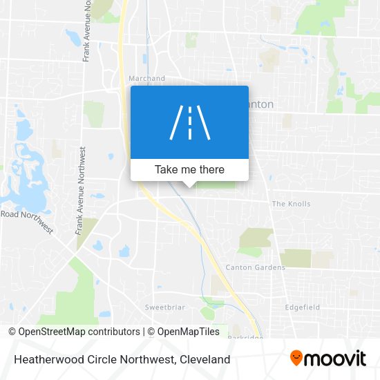 Heatherwood Circle Northwest map