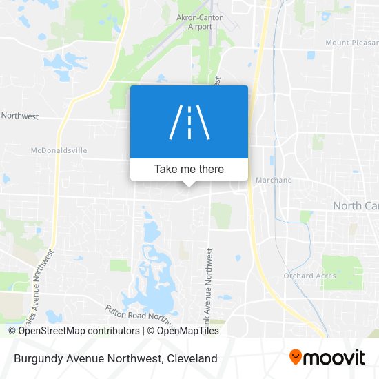 Mapa de Burgundy Avenue Northwest