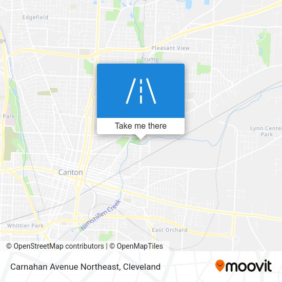Carnahan Avenue Northeast map