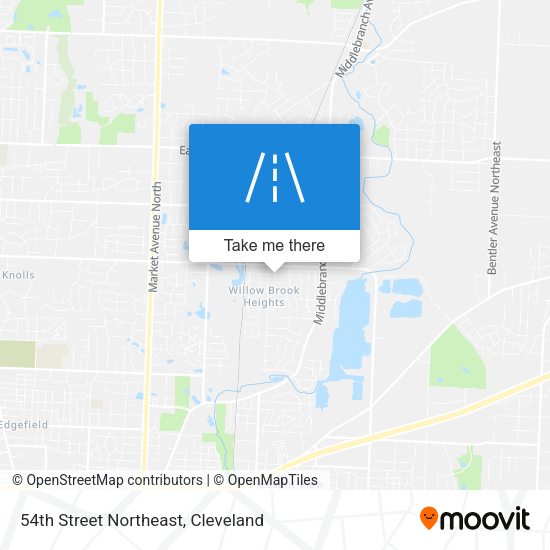 Mapa de 54th Street Northeast