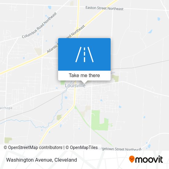 Mapa de Washington Avenue