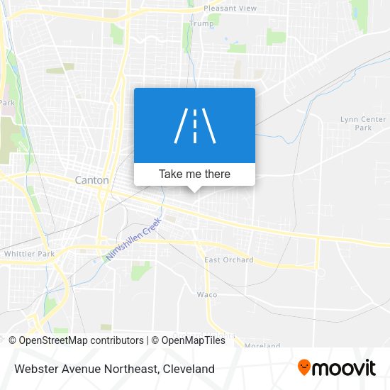 Webster Avenue Northeast map