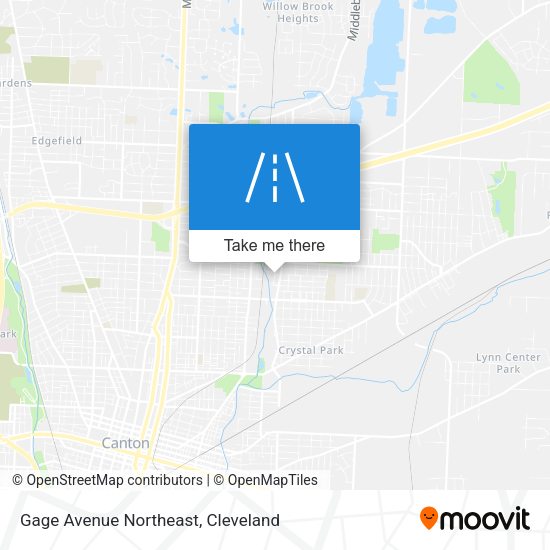 Gage Avenue Northeast map