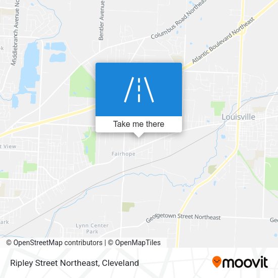 Ripley Street Northeast map