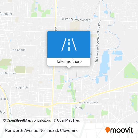 Renworth Avenue Northeast map