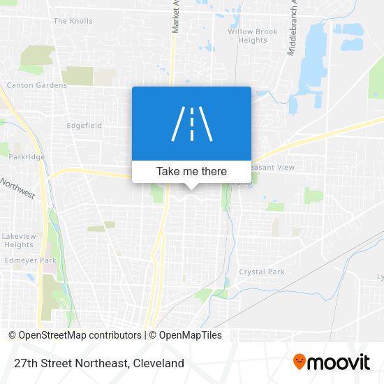 27th Street Northeast map