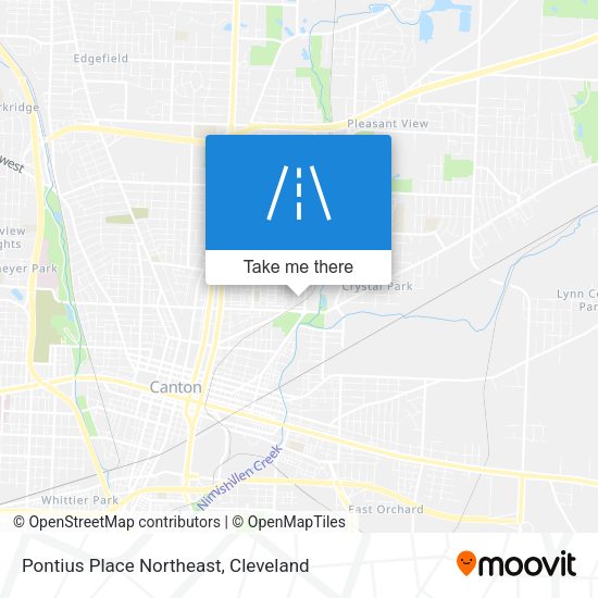 Pontius Place Northeast map