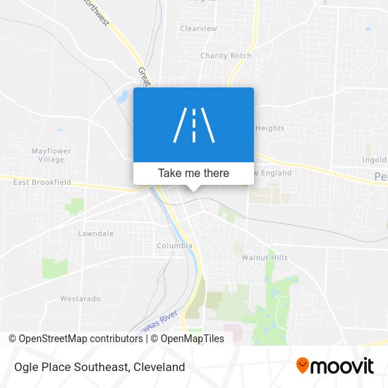 Ogle Place Southeast map
